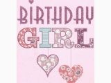 What to Say to A Birthday Girl Paper Place Pink Birthday Girl Card Birthday Cards at
