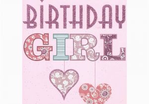 What to Say to A Birthday Girl Paper Place Pink Birthday Girl Card Birthday Cards at