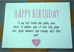 What to Say to A Friend In A Birthday Card Best Friend Birthday Card Besties Funny Humour