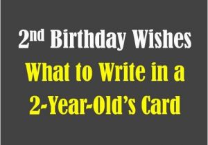 What to Write In 2 Year Old Birthday Card Second Birthday Wishes Messages and Poems Birthday