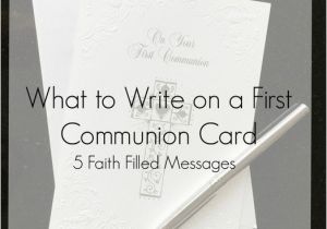What to Write In A 1st Birthday Card What to Write On A First Communion Card Blog Messages
