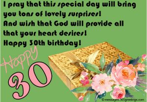 What to Write In A 30th Birthday Card 30th Birthday Wishes and Messages 365greetings Com