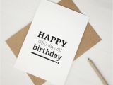 What to Write In A 50th Birthday Card Funny 50th Birthday Card Happy 18262 Days Old Birthday 50