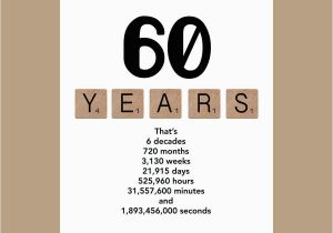 What to Write In A 60th Birthday Card 60th Birthday Card Milestone Birthday Card the Big 60 1958