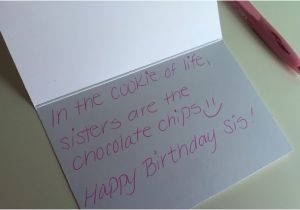 What to Write In A Birthday Card for Sister Ideas On What to Write On A Birthday Card for Your Sister