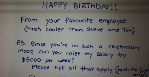 What to Write In A Birthday Card for Your Boss Lesson 75 asking Your Boss for A Payrise Via A Birthday