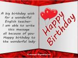 What to Write In A Birthday Card for Your Teacher Birthday Wishes for Teacher 365greetings Com