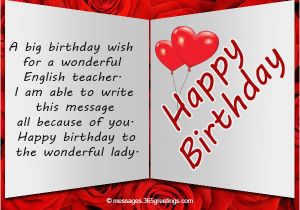 What to Write In A Birthday Card for Your Teacher Birthday Wishes for Teacher 365greetings Com