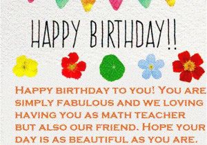 What to Write In A Birthday Card for Your Teacher Teacher Happy Birthday Wishes and Quotes Happy Birthday