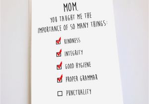 What to Write In A Mother S Birthday Card Belated Birthday Card Belated Mother 39 S Day Card Funny