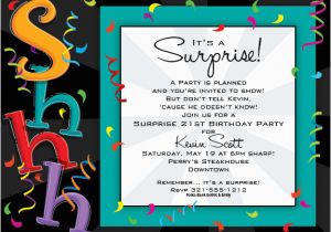 What to Write In A Surprise Birthday Invitation Impactful Adult Birthday Party Wording Concerning Unusual