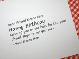 What to Write In An 18 Birthday Card Write Name On Cool Birthday Card for Any Friend Happy