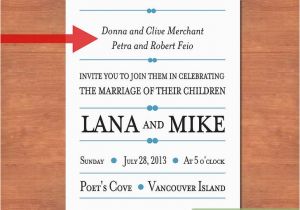 What to Write On Birthday Invitations 3 Easy Ways to Write Wedding Invitations with Pictures