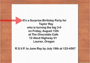What to Write On Birthday Invitations Come Scrivere Un Invito Di Compleanno 14 Passaggi