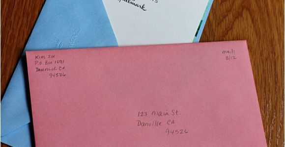 What to Write On the Envelope Of A Birthday Card Addressing Greeting Cards Jpg