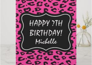 Where Do they Sell Giant Birthday Cards Big Extra Large Pink Leopard Print Birthday Card Zazzle