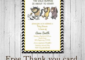 Where the Wild Things are Birthday Card where the Wild Things are Birthday by Maypartyprintables