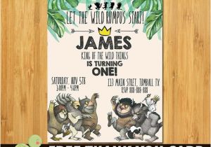 Where the Wild Things are Birthday Invitations where the Wild Things are Birthday Invitation where the Wild