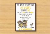 Where the Wild Things are Birthday Invitations where the Wild Things are Invitation Printable 5×7