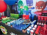 Where to Buy Birthday Decorations Kara 39 S Party Ideas Pj Masks Superhero Birthday Party