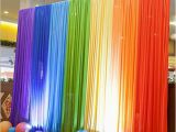 Where to Buy Birthday Decorations Rainbow Color Fabric Backdrop Wedding Party Photobooth