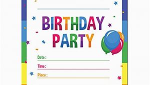 Where to Buy Birthday Invitation Cards Birthday Party Invitations Amazon Com