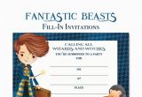 Where to Buy Birthday Invitations Fantastic Beasts and where to Find them Invitation