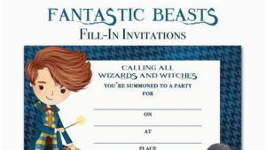 Where to Buy Birthday Invitations Fantastic Beasts and where to Find them Invitation