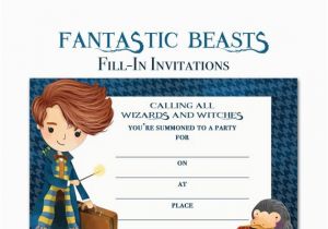 Where to Buy Birthday Invitations Fantastic Beasts and where to Find them Invitation