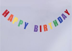 Where to Buy Happy Birthday Banner Aliexpress Com Buy Rainbow Happy Birthday Banner Approx