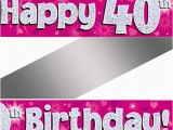 Where to Buy Happy Birthday Banner Holographic Happy 40th Birthday Banner Buy Helium