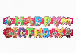 Where to Buy Happy Birthday Banner Kidstab Multicolour Paper Happy Birthday Banner Buy
