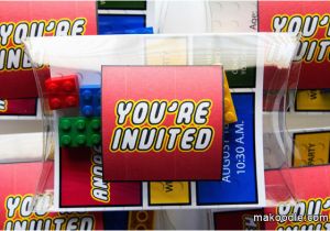Where to Buy Lego Birthday Invitations Lego Invitation Makoodle