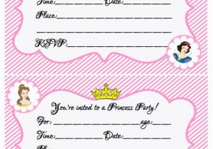 Where to Make Birthday Invitations Create Your Own Princess Birthday Party W Free Printables