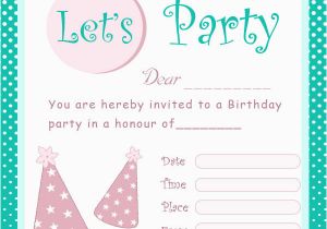 Where to Print Birthday Invitations Free Printable Birthday Invitations Random Talks