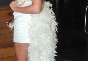 White 21st Birthday Dresses Charlotte Dawson Shakes Her Tail Feather In A White