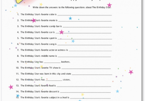 Who Knows the Birthday Girl Best Questions Printable who Knows the Birthday Star 90th Birthday