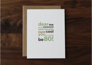 Wife 80th Birthday Card Happy 80th Birthday Card for Him Her Friend Husband