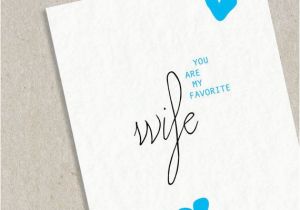 Wife Birthday Card Template Printable Favorite Wife Card with Envelope Diy Wife