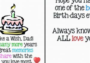 Wife Birthday Card Template Template Birthday Card Template for Dad