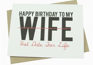 Wife Birthday Card Template Wife Birthday Card Funny Love for Her Sexy Wife by