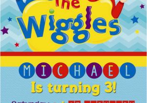 Wiggles Birthday Invitations Printable 25 Best Ideas About Wiggles Birthday On Pinterest