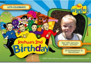 Wiggles Birthday Invitations Printable Se421 themed Birthday Wiggles Girls themed Birthday