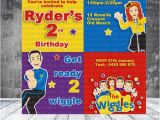 Wiggles Birthday Invitations Printable the Wiggles Inspired Printable Invitation by