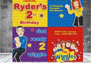 Wiggles Birthday Invitations Printable the Wiggles Inspired Printable Invitation by