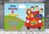 Wiggles Birthday Invitations Printable the Wiggles Inspired Printable Invitation by