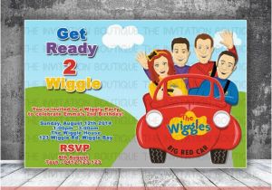 Wiggles Birthday Invitations Printable the Wiggles Inspired Printable Invitation by