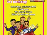 Wiggles Birthday Invitations Printable Wiggles Birthday Invitation