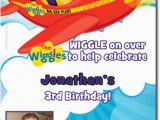 Wiggles Birthday Invitations Printable Wiggles Birthday Party Invitations Candy Wrappers Thank