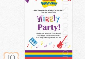 Wiggles Birthday Invitations Printable Wiggles Jo Studio Party Printables and Custom Invitations